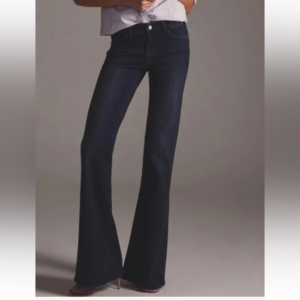 Pilcro Dark Wash Flare Jeans
